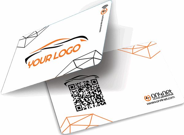 on4net White Auto Business Card is one of the most widely used products that provides this connection due to the automotive market’s need for quick interactions with customers.on4net White Auto Business Card can be a luxurious and yet affordable introduction that saves you from printing paper cards unnecessarily.